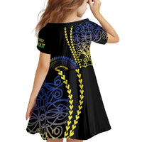 Proudly Ni-Van Sandroing Inspired Family Matching Short Sleeve Bodycon Dress and Hawaiian Shirt Malampa Classic Style