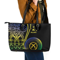Proudly Ni-Van Sandroing Inspired Leather Tote Bag Malampa Classic Style LT7 - Polynesian Pride