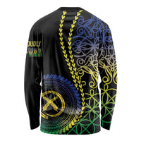 Proudly Ni-Van Sandroing Inspired Long Sleeve Shirt Malampa Classic Style LT7 - Polynesian Pride