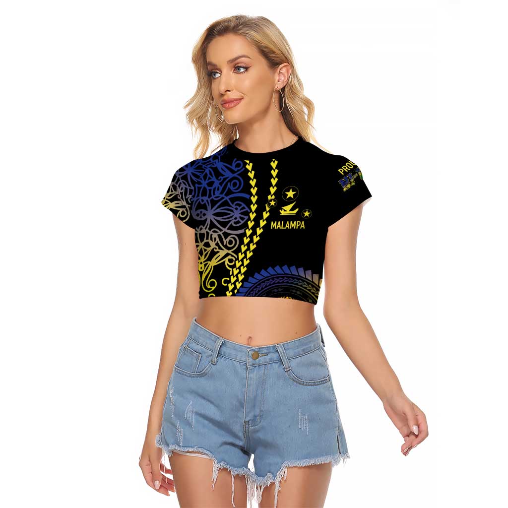 Proudly Ni-Van Sandroing Inspired Raglan Cropped T Shirt Malampa Classic Style