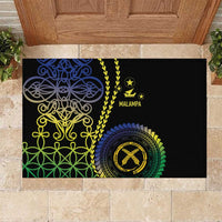 Proudly Ni-Van Sandroing Inspired Rubber Doormat Malampa Classic Style LT7 Colorful - Polynesian Pride