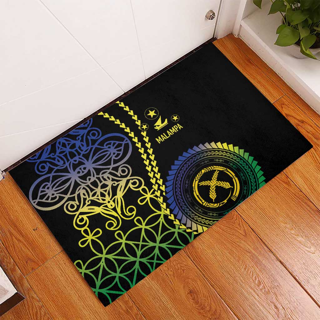 Proudly Ni-Van Sandroing Inspired Rubber Doormat Malampa Classic Style LT7 - Polynesian Pride