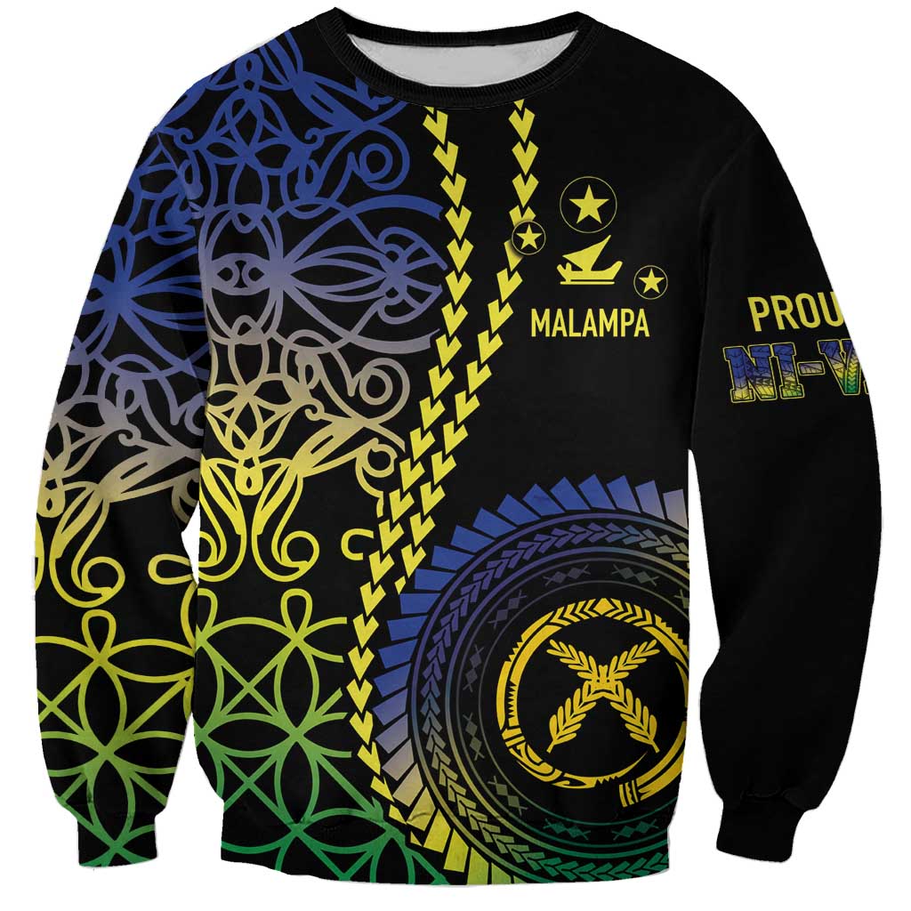 Proudly Ni-Van Sandroing Inspired Sweatshirt Malampa Classic Style LT7 Unisex Colorful - Polynesian Pride