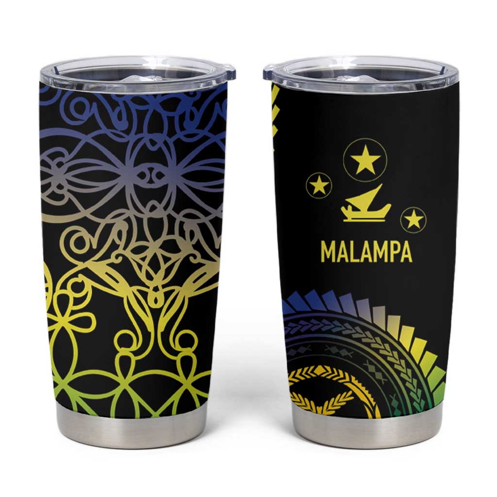 Proudly Ni-Van Sandroing Inspired Tumbler Cup Malampa Classic Style LT7 Colorful - Polynesian Pride
