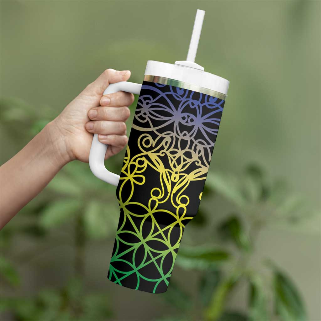Proudly Ni-Van Sandroing Inspired Tumbler With Handle Malampa Classic Style LT7 - Polynesian Pride