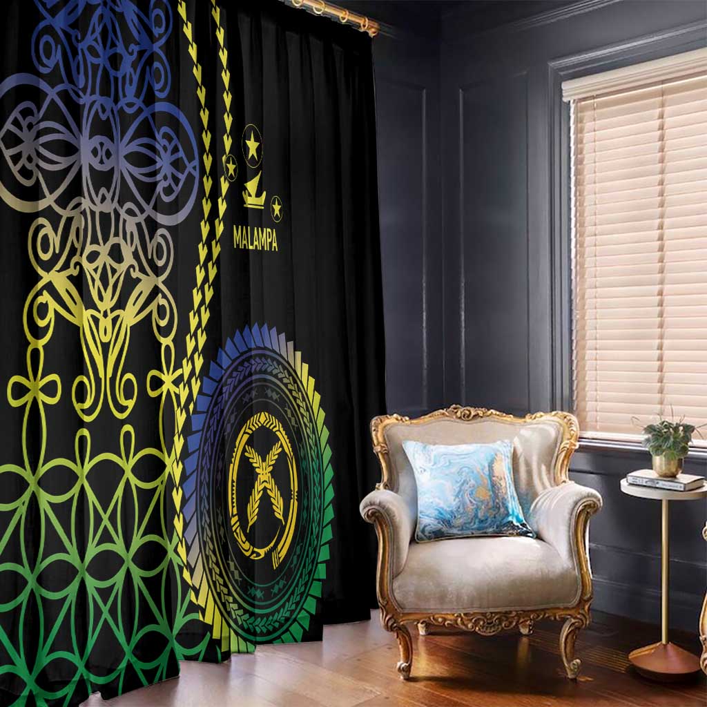 Proudly Ni-Van Sandroing Inspired Window Curtain Malampa Classic Style LT7 - Polynesian Pride