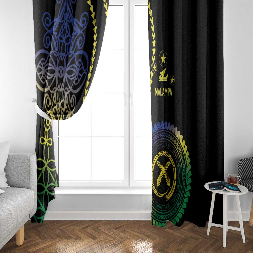 Proudly Ni-Van Sandroing Inspired Window Curtain Malampa Classic Style LT7 - Polynesian Pride