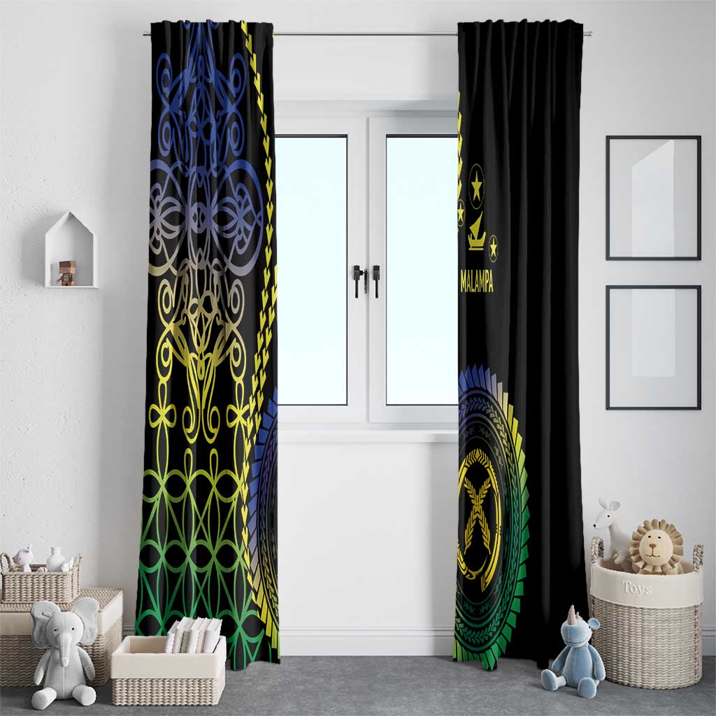 Proudly Ni-Van Sandroing Inspired Window Curtain Malampa Classic Style LT7 - Polynesian Pride