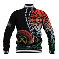 Proudly Ni-Van Sandroing Inspired Baseball Jacket Penama Classic Style LT7 - Polynesian Pride