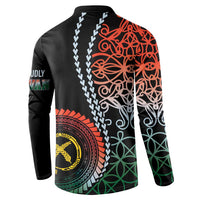 Proudly Ni-Van Sandroing Inspired Button Sweatshirt Penama Classic Style LT7 - Polynesian Pride