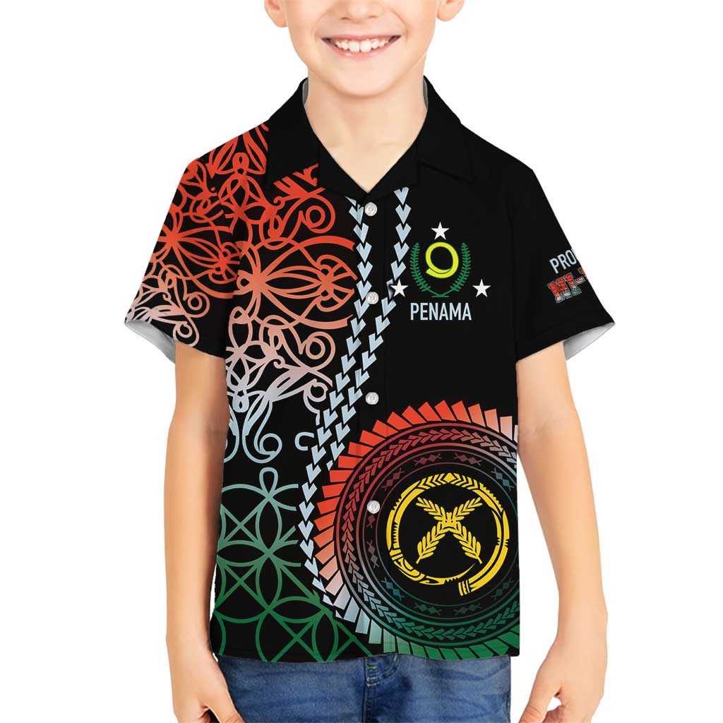 Proudly Ni-Van Sandroing Inspired Family Matching Long Sleeve Bodycon Dress and Hawaiian Shirt Penama Classic Style