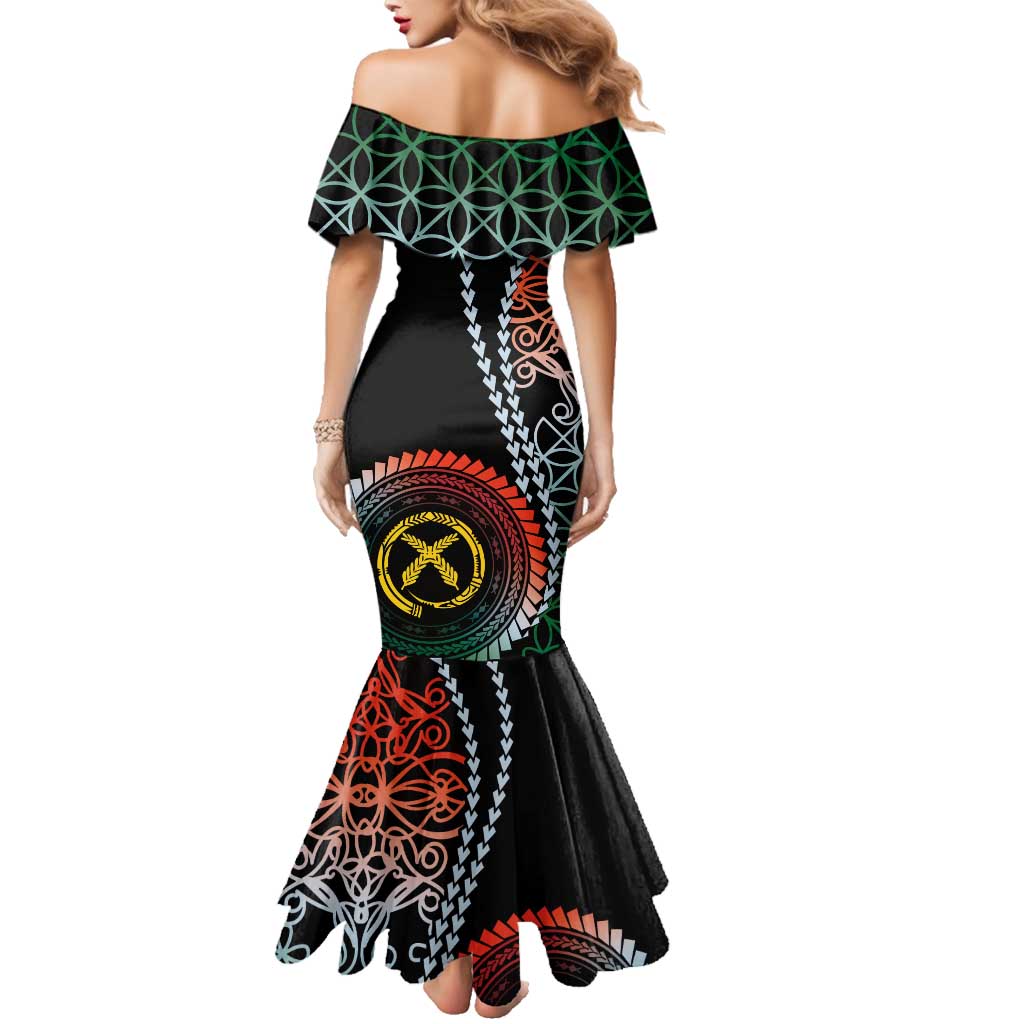 Proudly Ni-Van Sandroing Inspired Family Matching Mermaid Dress and Hawaiian Shirt Penama Classic Style