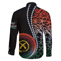 Proudly Ni-Van Sandroing Inspired Family Matching Off The Shoulder Long Sleeve Dress and Hawaiian Shirt Penama Classic Style