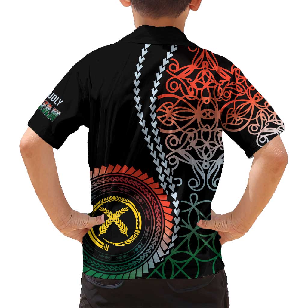 Proudly Ni-Van Sandroing Inspired Family Matching Puletasi and Hawaiian Shirt Penama Classic Style LT7 - Polynesian Pride