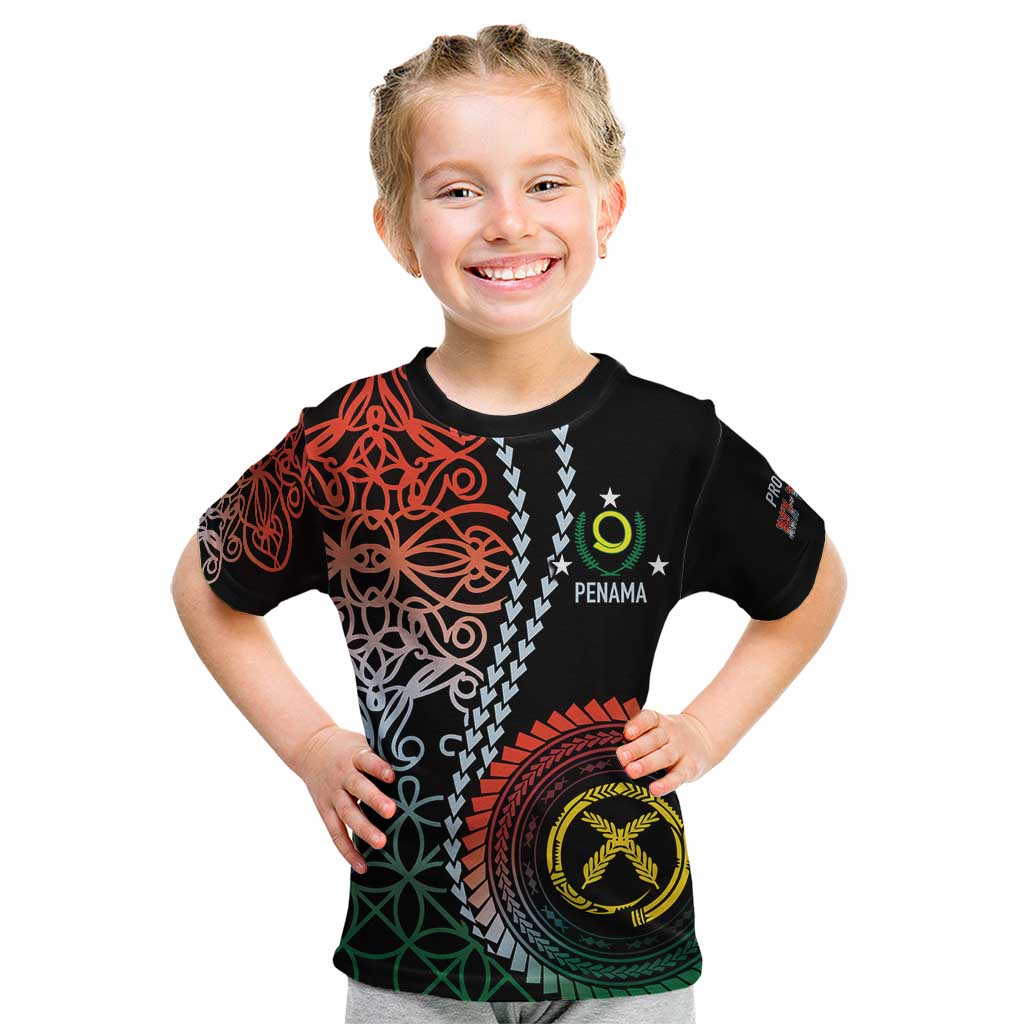 Proudly Ni-Van Sandroing Inspired Kid T Shirt Penama Classic Style LT7 Colorful - Polynesian Pride