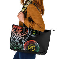 Proudly Ni-Van Sandroing Inspired Leather Tote Bag Penama Classic Style