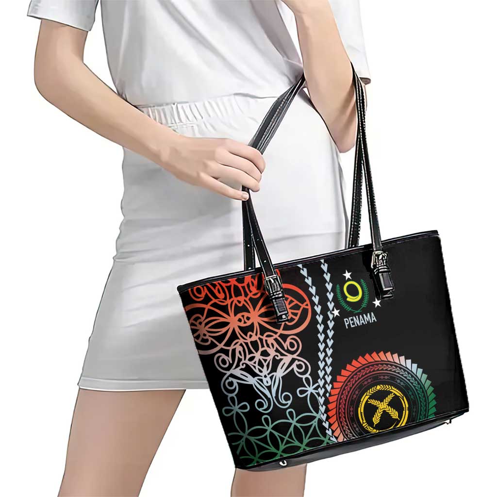 Proudly Ni-Van Sandroing Inspired Leather Tote Bag Penama Classic Style