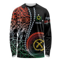 Proudly Ni-Van Sandroing Inspired Long Sleeve Shirt Penama Classic Style LT7 Unisex Colorful - Polynesian Pride
