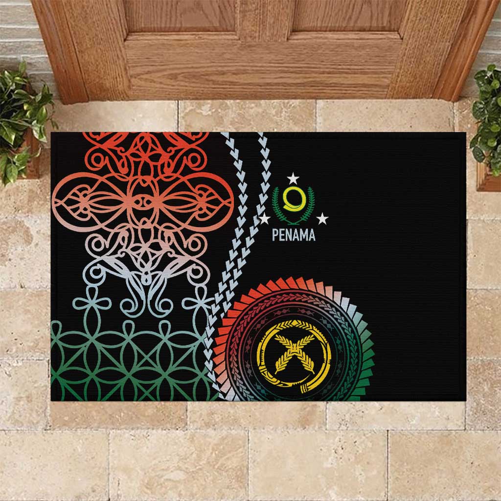 Proudly Ni-Van Sandroing Inspired Rubber Doormat Penama Classic Style LT7 Colorful - Polynesian Pride