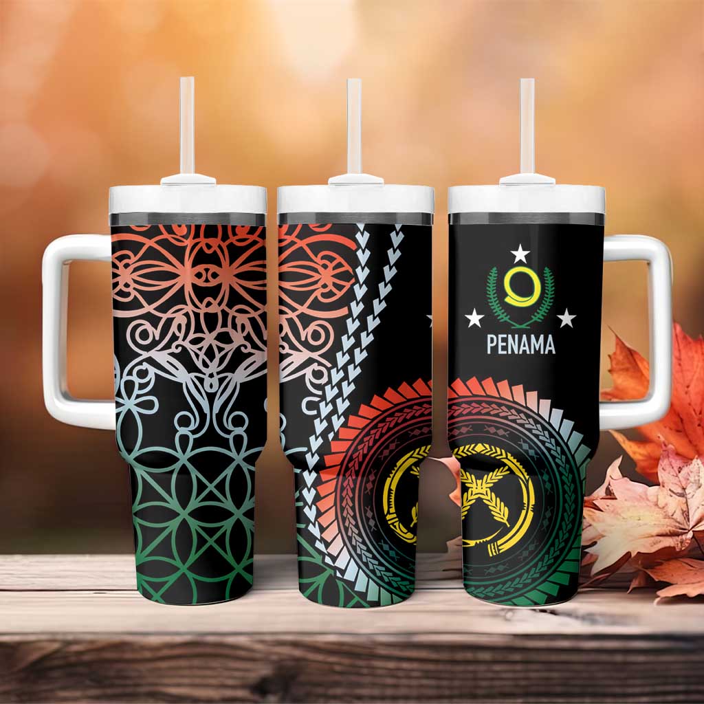 Proudly Ni-Van Sandroing Inspired Tumbler With Handle Penama Classic Style LT7 - Polynesian Pride
