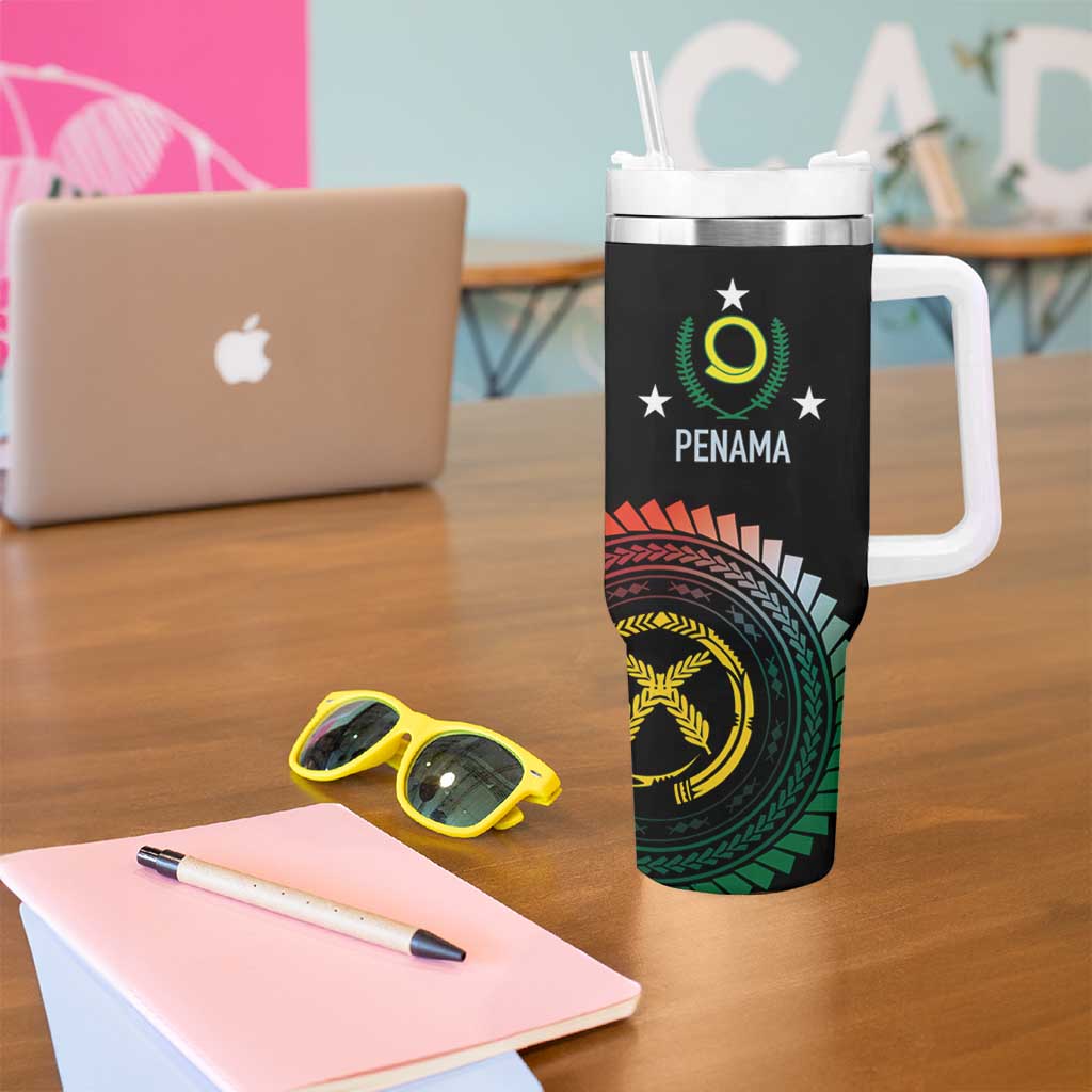 Proudly Ni-Van Sandroing Inspired Tumbler With Handle Penama Classic Style LT7 - Polynesian Pride