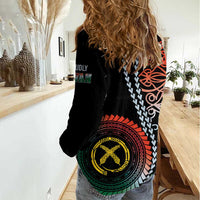 Proudly Ni-Van Sandroing Inspired Women Casual Shirt Penama Classic Style LT7 - Polynesian Pride