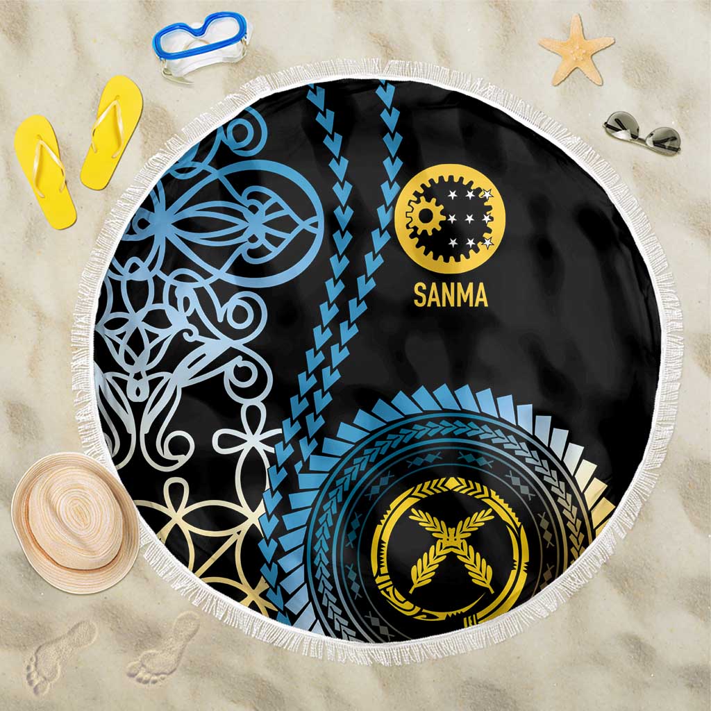 Proudly Ni-Van Sandroing Inspired Beach Blanket Sanma Classic Style