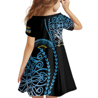 Proudly Ni-Van Sandroing Inspired Family Matching Off The Shoulder Long Sleeve Dress and Hawaiian Shirt Sanma Classic Style