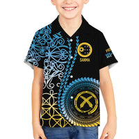 Proudly Ni-Van Sandroing Inspired Family Matching Off Shoulder Short Dress and Hawaiian Shirt Sanma Classic Style