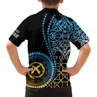 Proudly Ni-Van Sandroing Inspired Kid Hawaiian Shirt Sanma Classic Style LT7 - Polynesian Pride