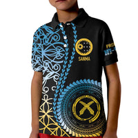 Proudly Ni-Van Sandroing Inspired Kid Polo Shirt Sanma Classic Style LT7 Kid Colorful - Polynesian Pride