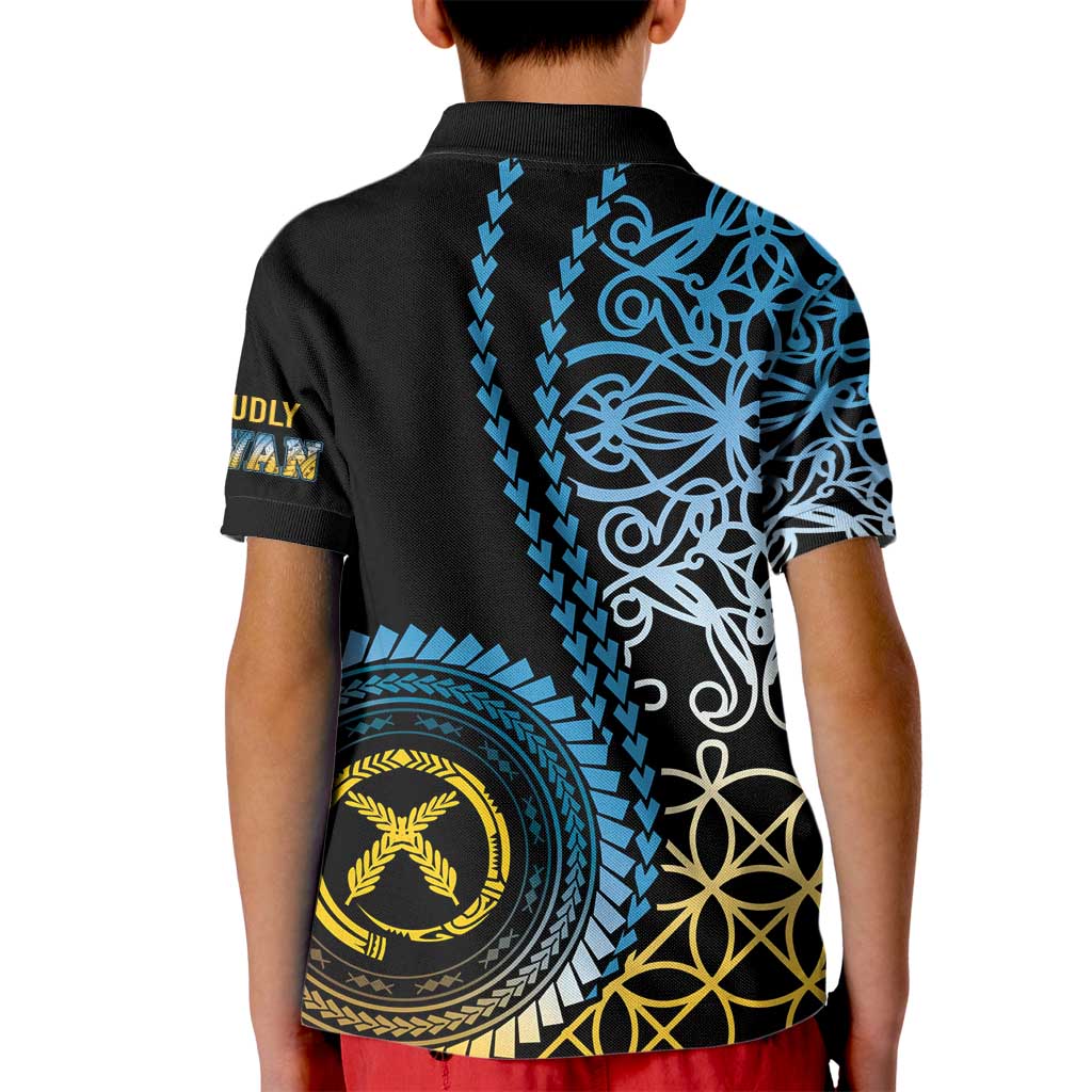 Proudly Ni-Van Sandroing Inspired Kid Polo Shirt Sanma Classic Style LT7 - Polynesian Pride