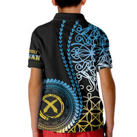 Proudly Ni-Van Sandroing Inspired Kid Polo Shirt Sanma Classic Style LT7 - Polynesian Pride