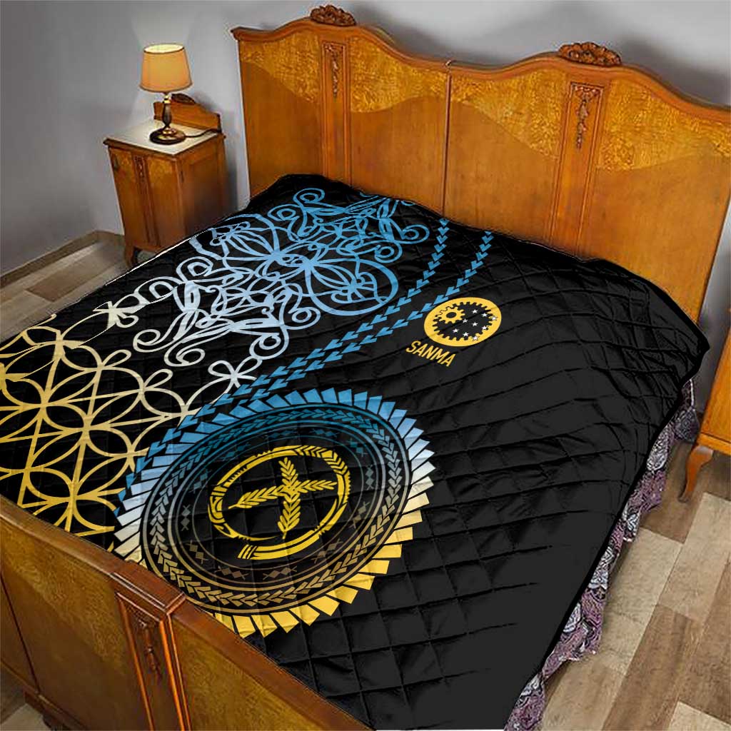 Proudly Ni-Van Sandroing Inspired Quilt Sanma Classic Style LT7 - Polynesian Pride