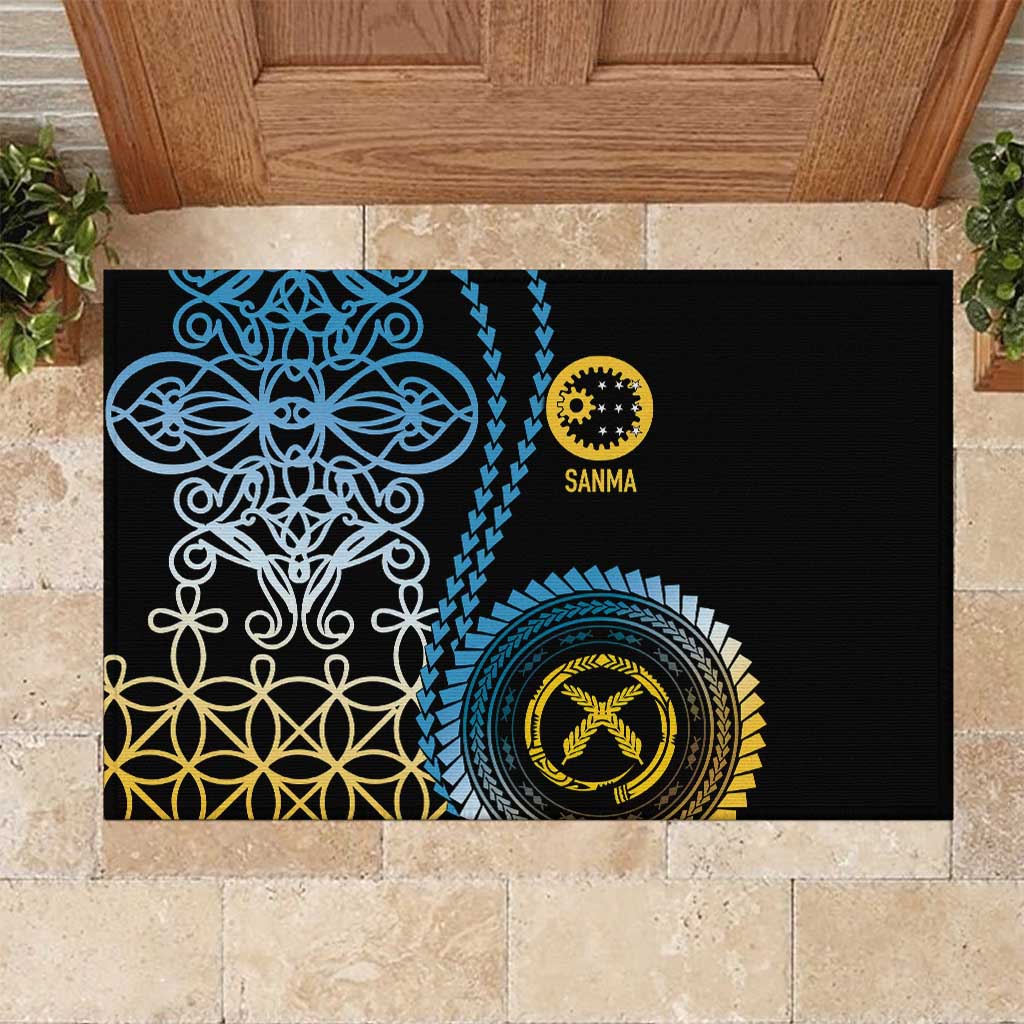 Proudly Ni-Van Sandroing Inspired Rubber Doormat Sanma Classic Style LT7 Colorful - Polynesian Pride