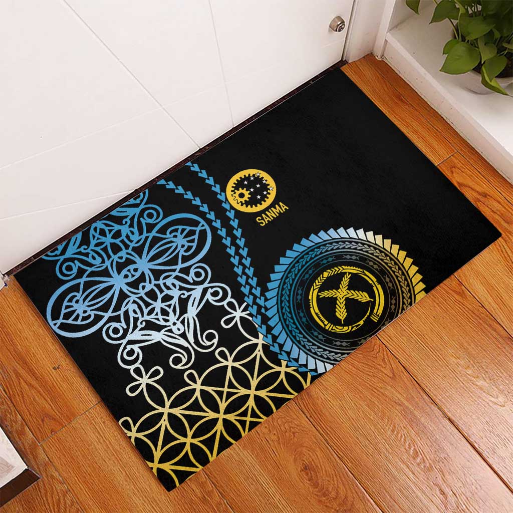 Proudly Ni-Van Sandroing Inspired Rubber Doormat Sanma Classic Style LT7 - Polynesian Pride