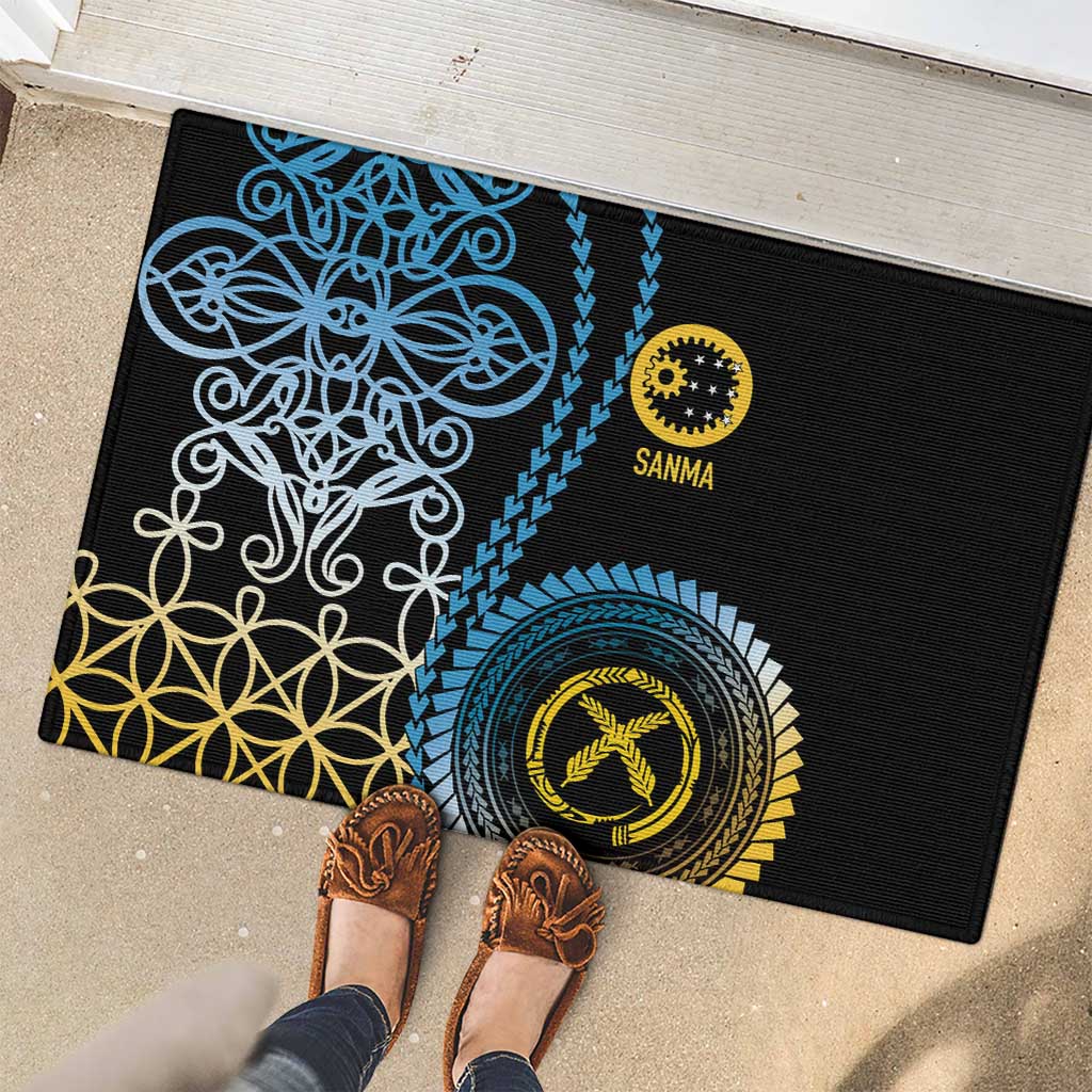 Proudly Ni-Van Sandroing Inspired Rubber Doormat Sanma Classic Style LT7 - Polynesian Pride