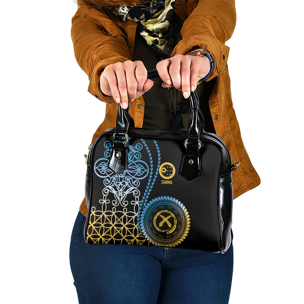 Proudly Ni-Van Sandroing Inspired Shoulder Handbag Sanma Classic Style LT7 One Size Colorful - Polynesian Pride