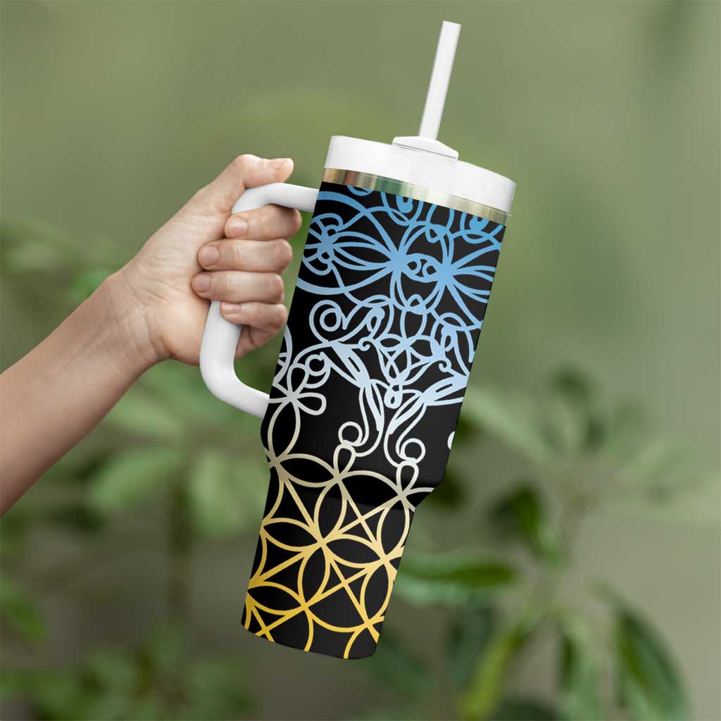 Proudly Ni-Van Sandroing Inspired Tumbler With Handle Sanma Classic Style LT7 - Polynesian Pride
