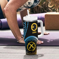 Proudly Ni-Van Sandroing Inspired Tumbler With Handle Sanma Classic Style LT7 - Polynesian Pride