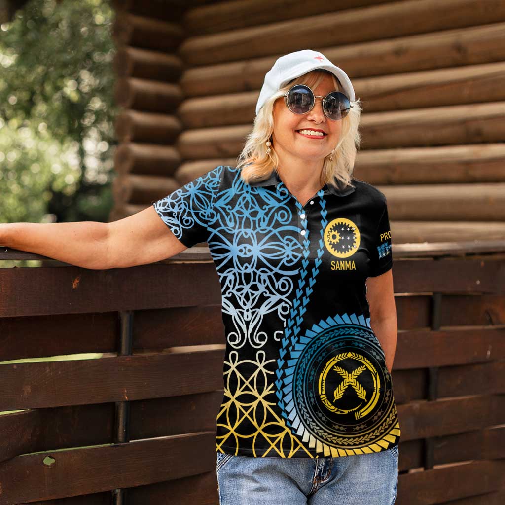 Proudly Ni-Van Sandroing Inspired Women Polo Shirt Sanma Classic Style