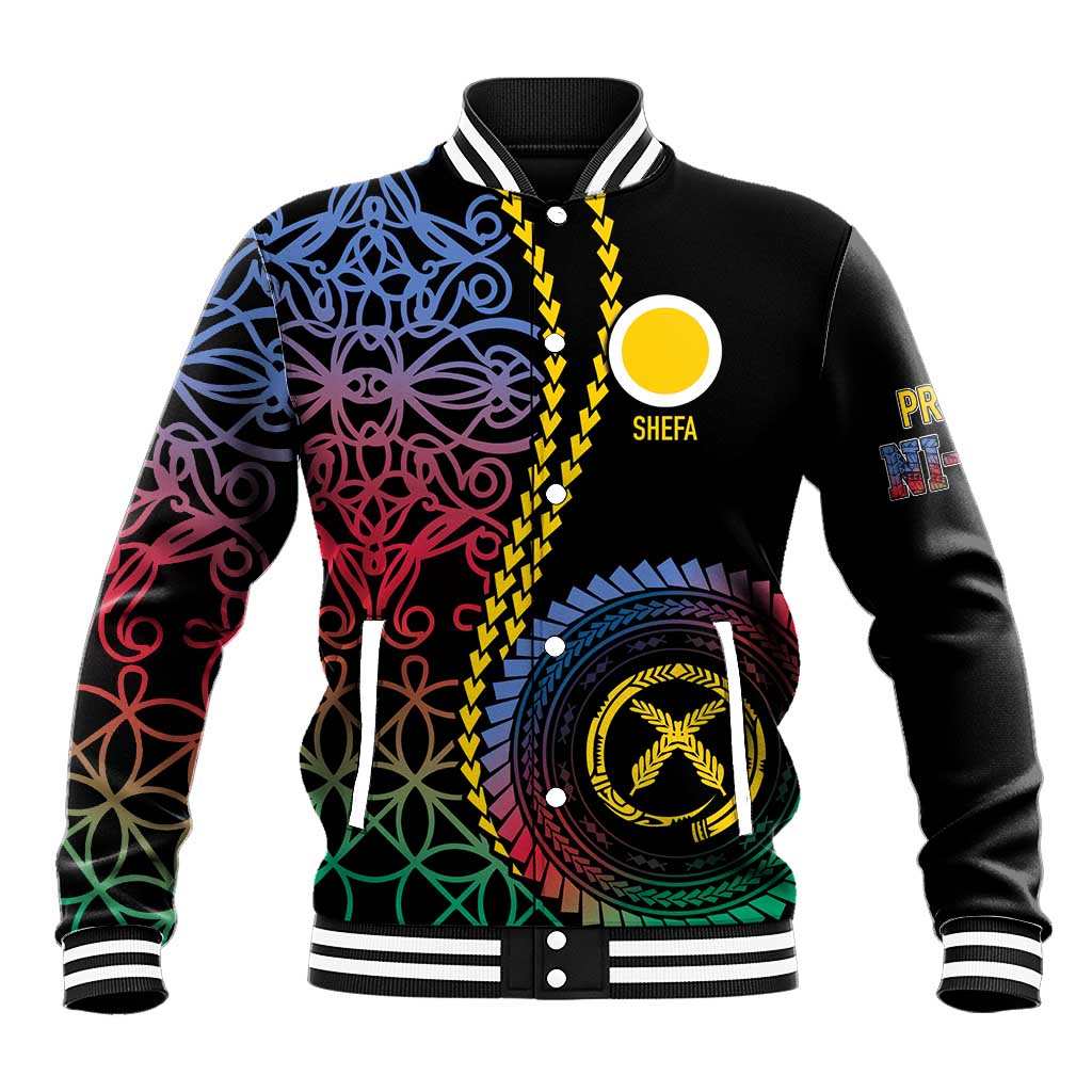 Proudly Ni-Van Sandroing Inspired Baseball Jacket Shefa Classic Style LT7 Unisex Colorful - Polynesian Pride