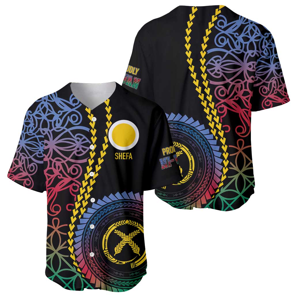 Proudly Ni-Van Sandroing Inspired Baseball Jersey Shefa Classic Style LT7 - Polynesian Pride