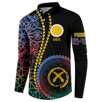 Proudly Ni-Van Sandroing Inspired Button Sweatshirt Shefa Classic Style LT7 - Polynesian Pride