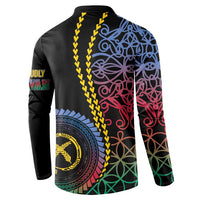 Proudly Ni-Van Sandroing Inspired Button Sweatshirt Shefa Classic Style LT7 - Polynesian Pride