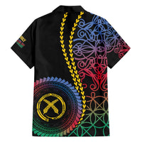 Proudly Ni-Van Sandroing Inspired Family Matching Off Shoulder Short Dress and Hawaiian Shirt Shefa Classic Style