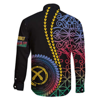 Proudly Ni-Van Sandroing Inspired Family Matching Off Shoulder Short Dress and Hawaiian Shirt Shefa Classic Style