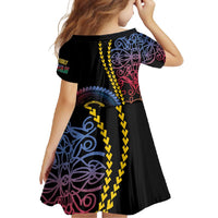 Proudly Ni-Van Sandroing Inspired Family Matching Tank Maxi Dress and Hawaiian Shirt Shefa Classic Style LT7 - Polynesian Pride