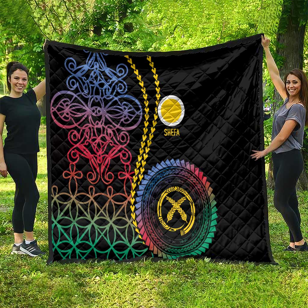 Proudly Ni-Van Sandroing Inspired Quilt Shefa Classic Style LT7 - Polynesian Pride
