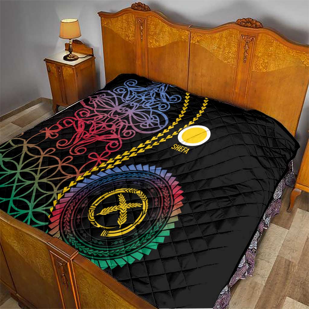 Proudly Ni-Van Sandroing Inspired Quilt Shefa Classic Style LT7 - Polynesian Pride